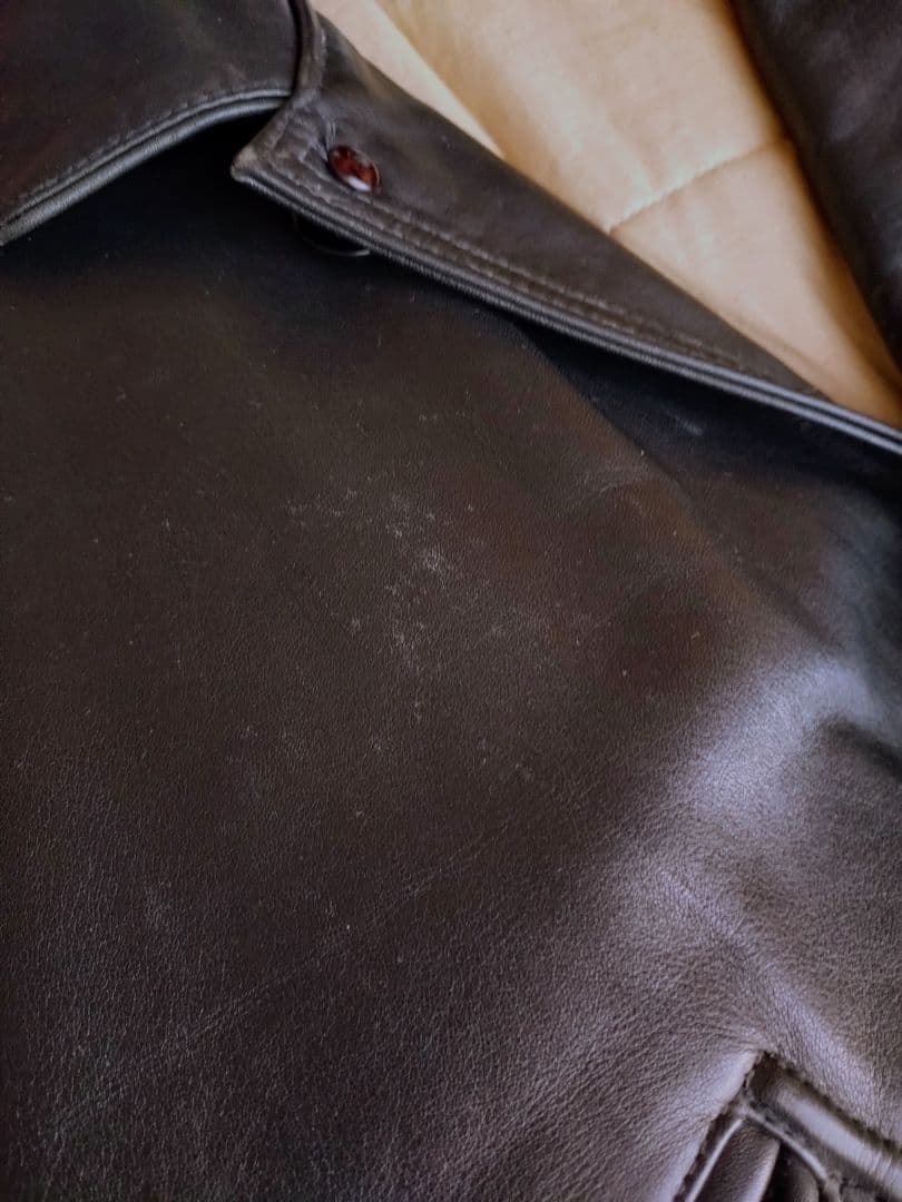 CHEVIGNON シェビニオン 革ジャン レザージャケット 黒 М U美品丈短