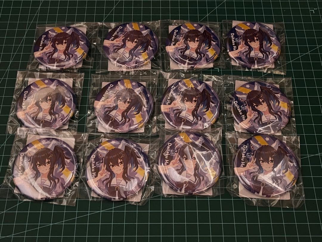 ウマ娘 ダイタクヘリオス 公式缶バッジ 制服ver 12個セット