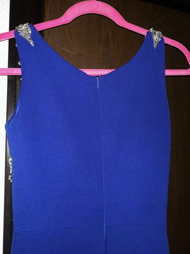 【美品】IRMA ロングドレス ブルー キャバドレス