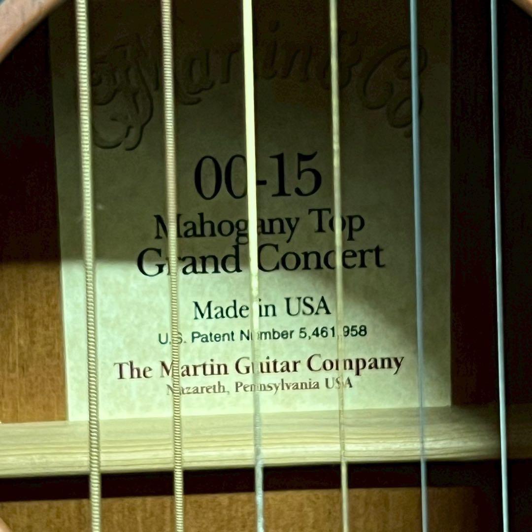 極美品 ケース付 Martin&Co. マーチン 00-15 マホガニー