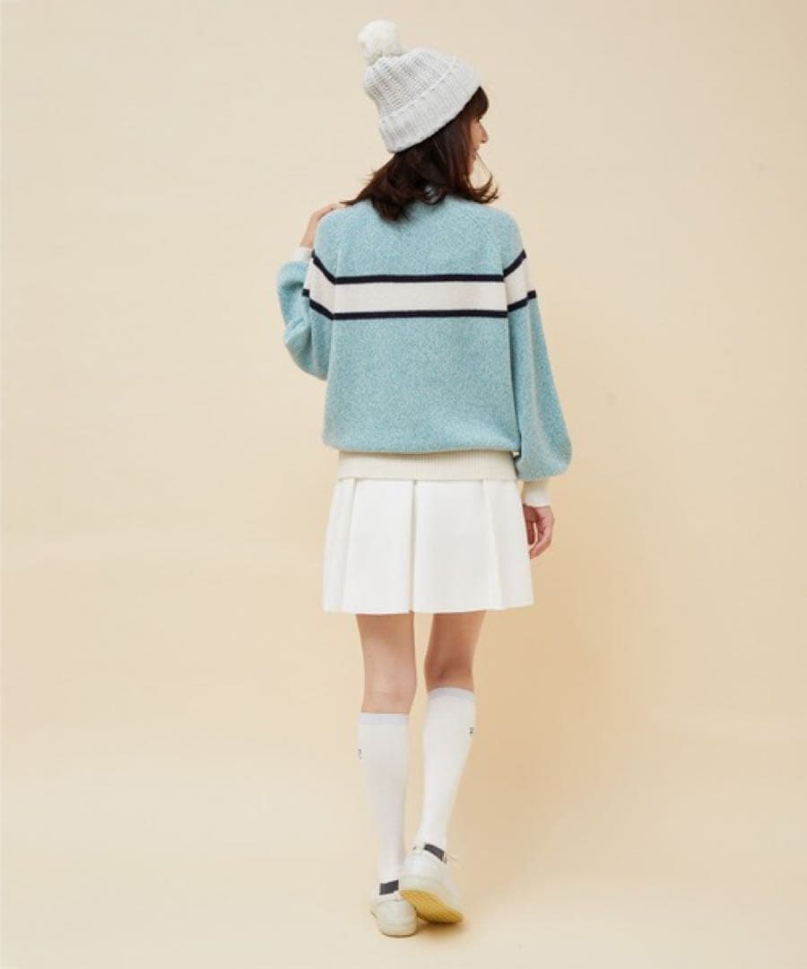 美品 JUN&ROPE フロントロゴパフスリーブ長袖プルオーバー 即完売品