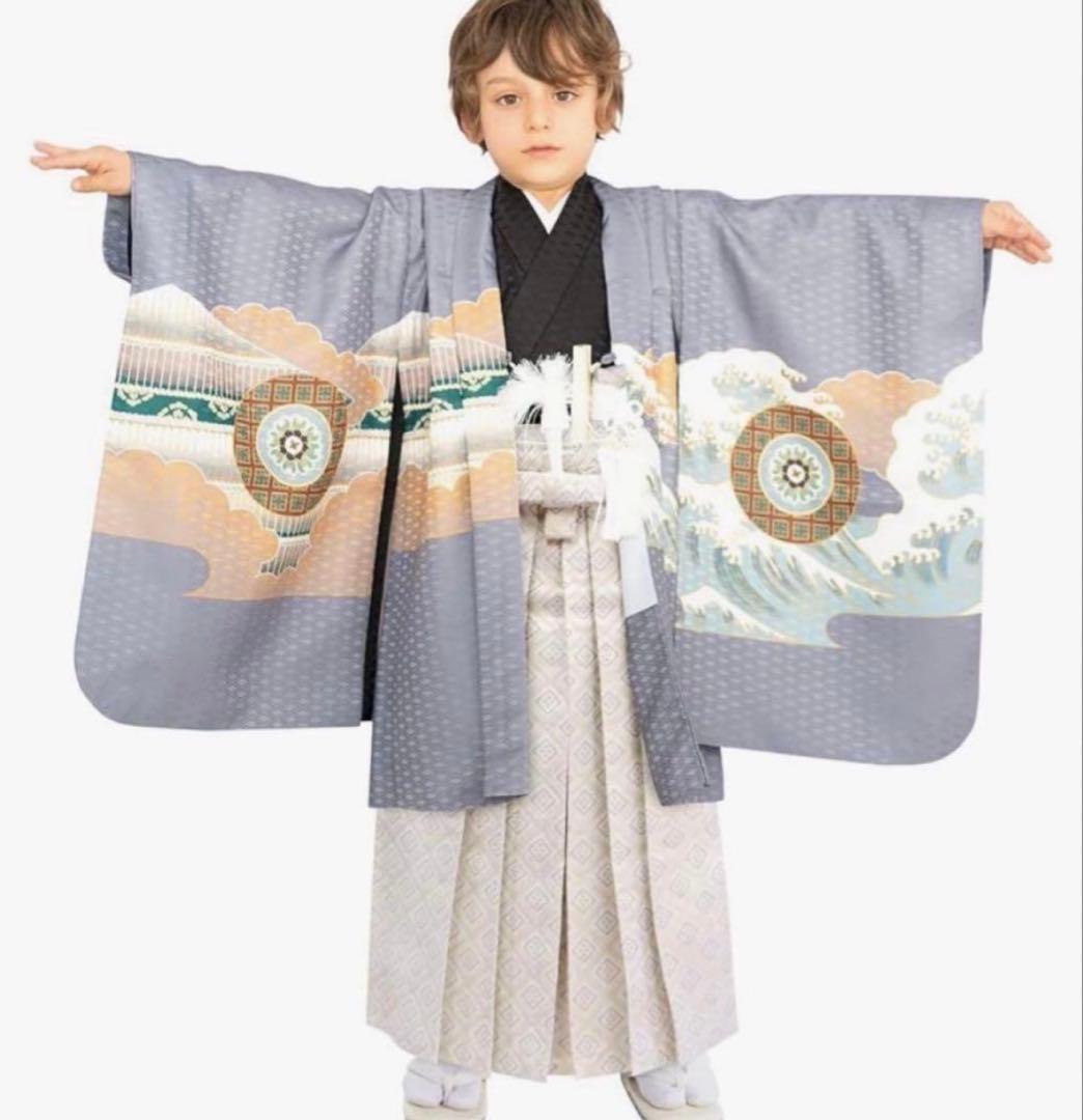 KYOETSU [キョウエツ] 七五三 5歳男の子 着物 フルセット 羽織 袴