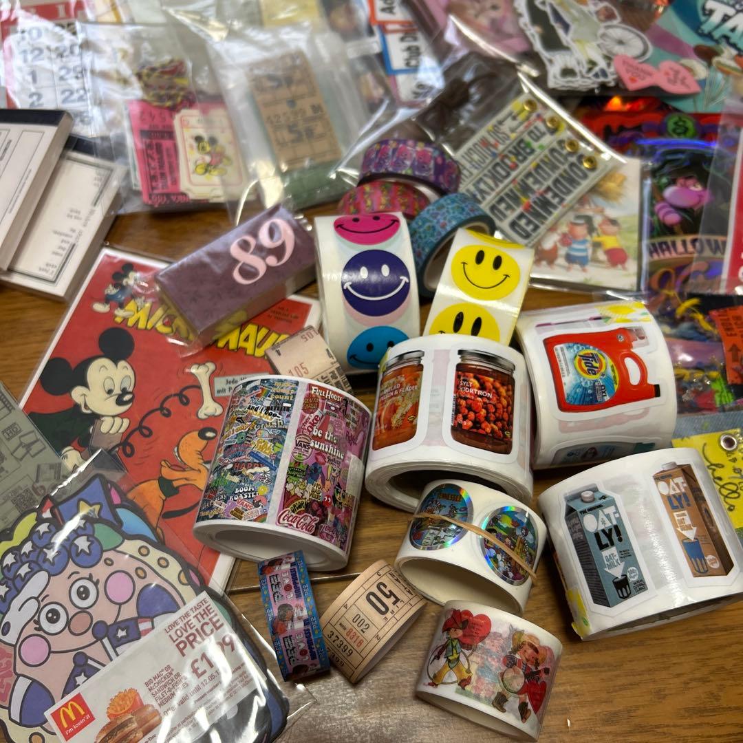 アメキャラヴィンテージ素材まとめ⭐️ロールシール、マスキングテープなど