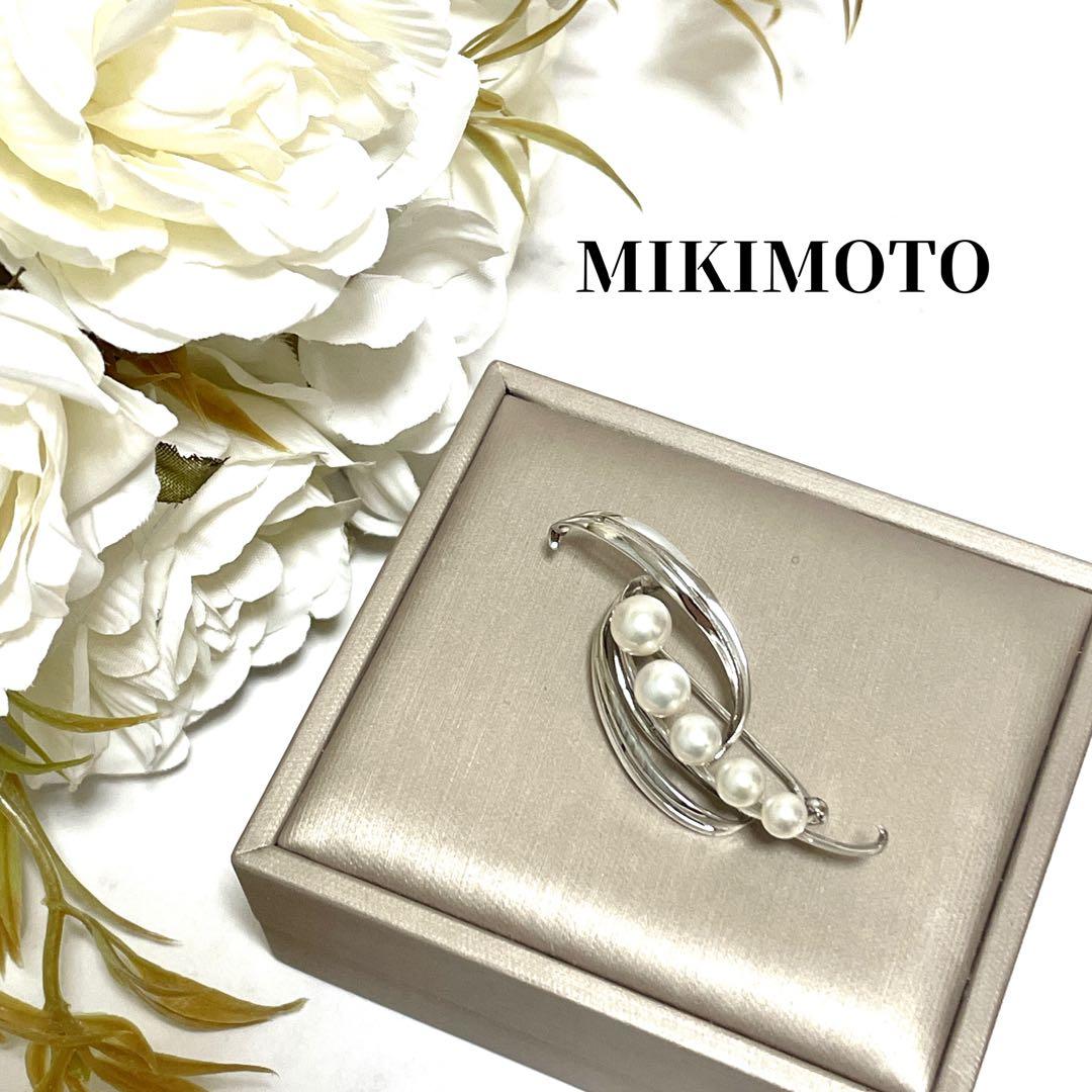 皇室御用達 MIKIMOTO ミキモト アコヤ真珠 パール ブローチ コサージュ