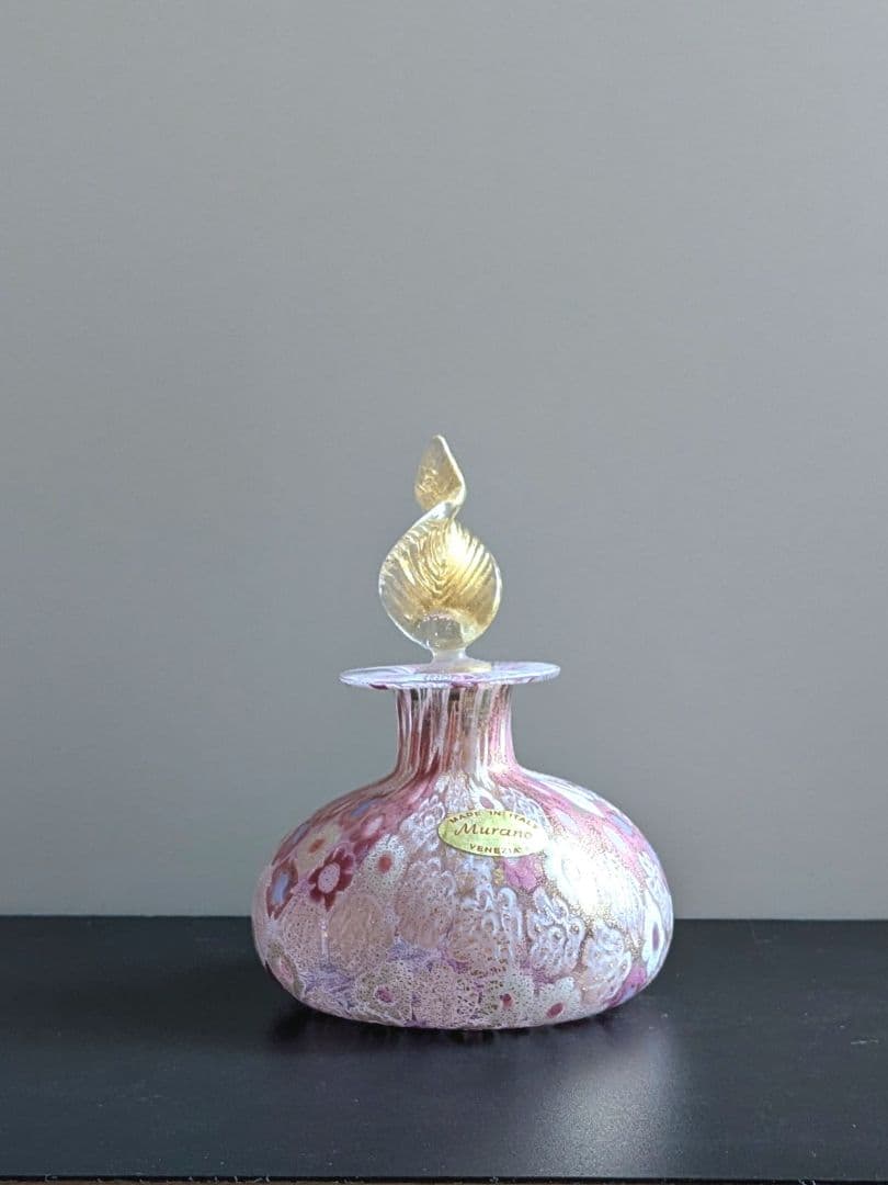 perfume bottle・MURANO，ミルフィオリ・イタリア製