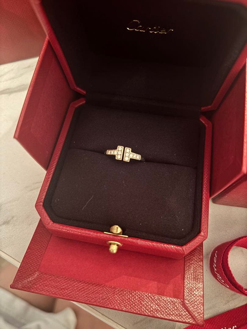 ティファニー Tワイヤー ダイヤ 9号