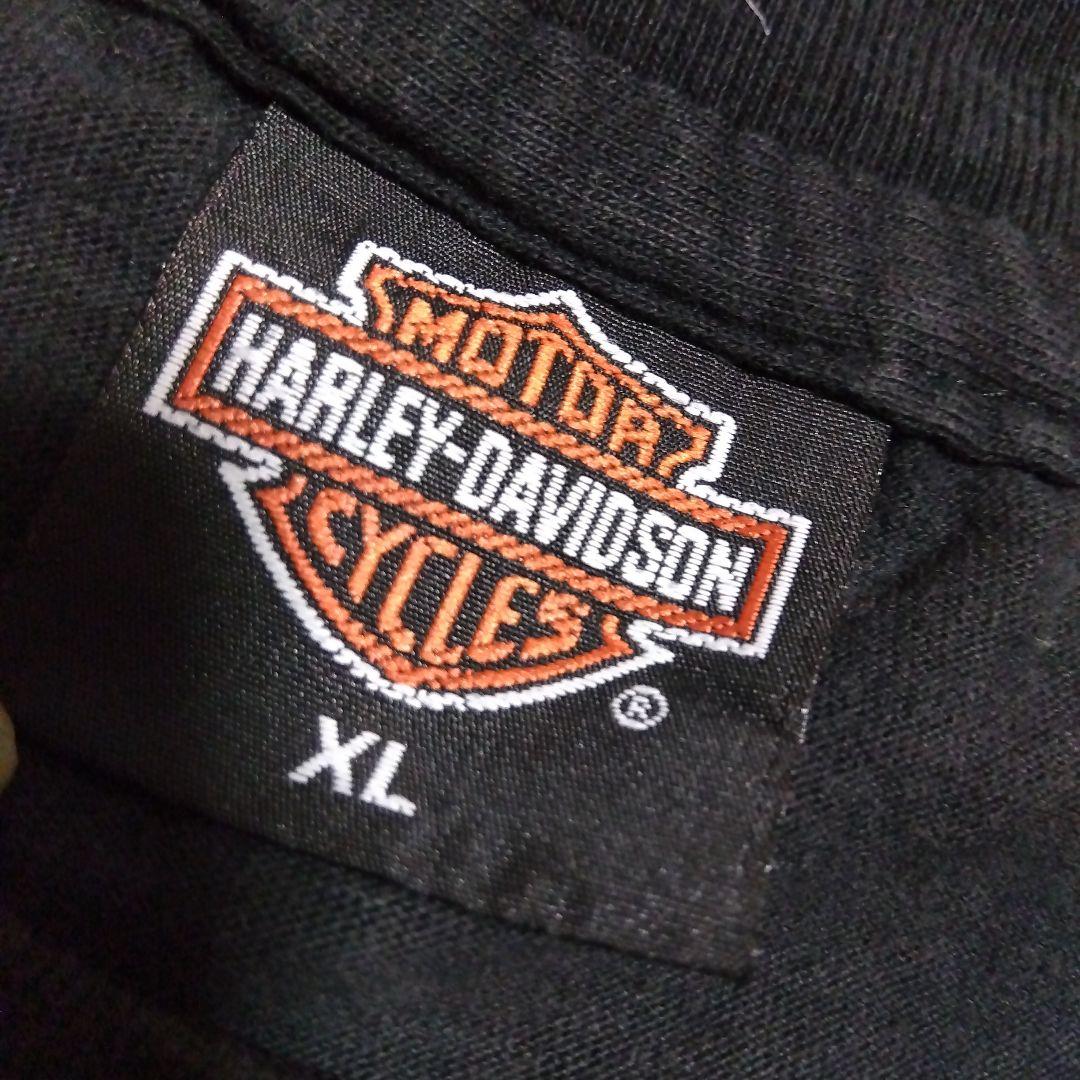 90's HARLEY DAVIDSON ネオンプリント ヴィンテージ Tシャツ