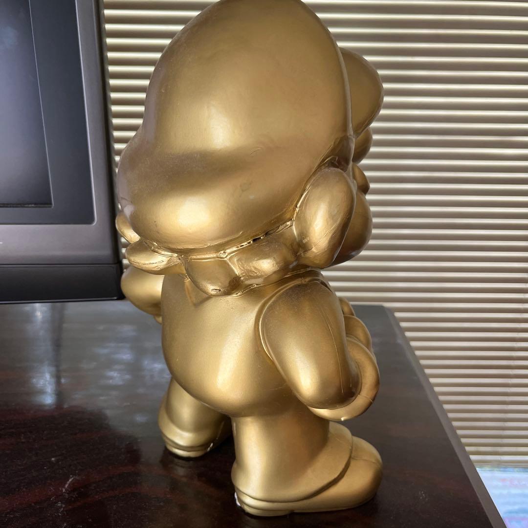任天堂 スーパーマリオ ゴールド 黄金のマリオ像 非売品レトロ　激レア　入手困難