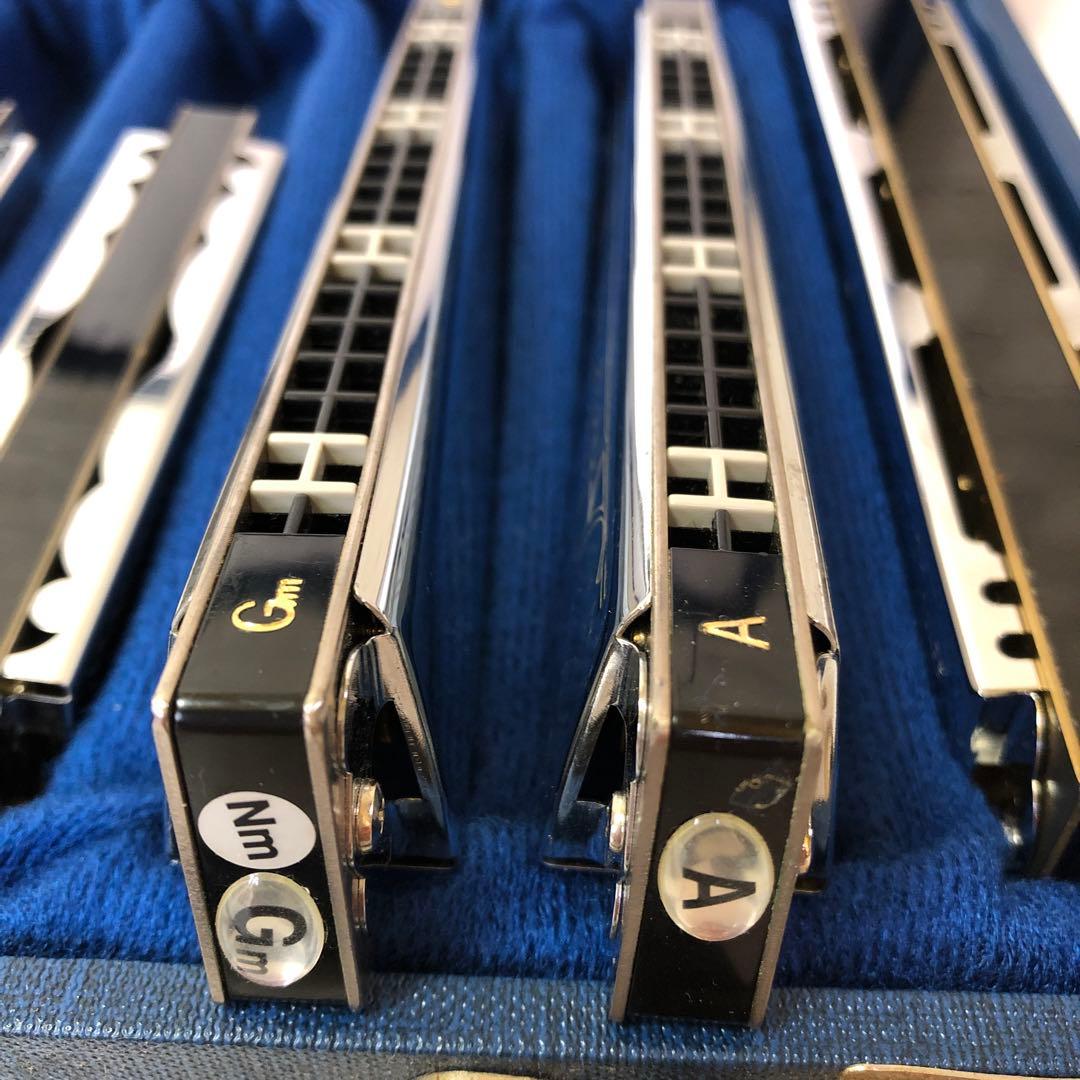 て78● スズキ複音ハーモニカハミングSU-21 Humming 5本