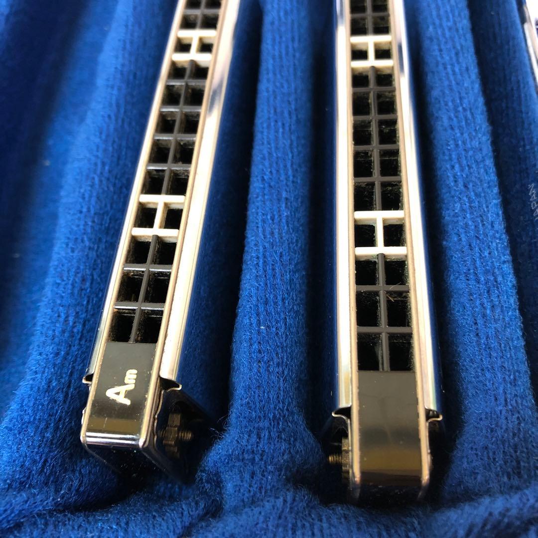 て78● スズキ複音ハーモニカハミングSU-21 Humming 5本