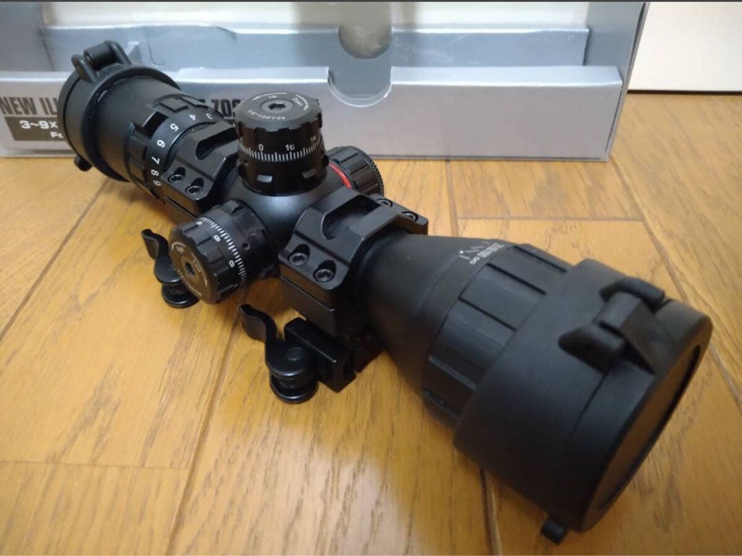 東京マルイ NEW イルミネーテッドショートズームスコープ マウントリングセット