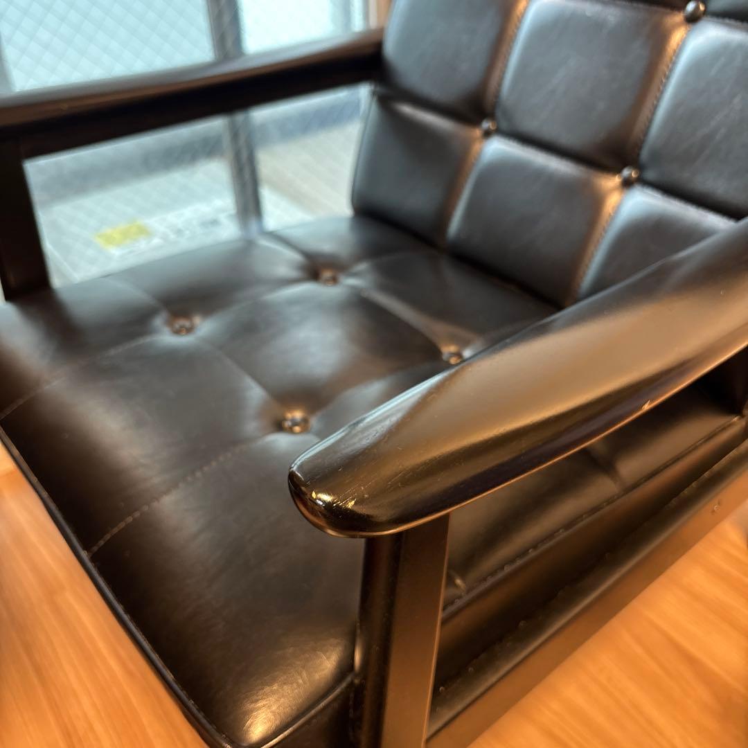 【美品】カリモク60 kチェア ブラックブラック