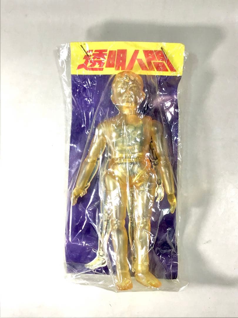 レトロ 透明人間 ソフビ 人形 UMA モンスター 怪獣 駄玩具 変身サイボーグ