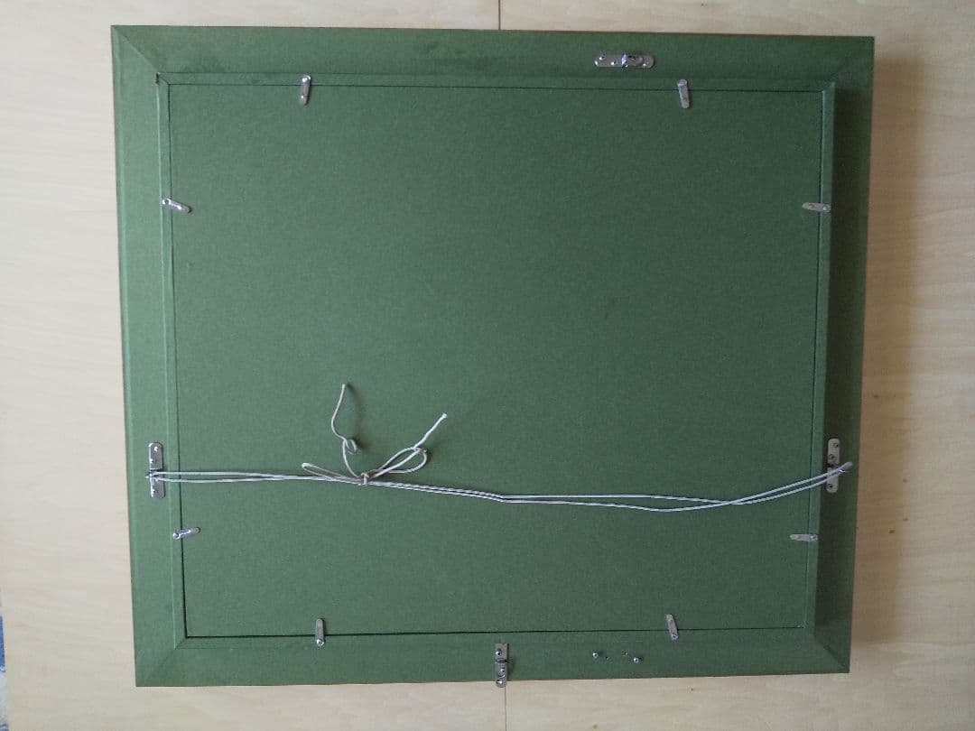 絵画　冬の駒ヶ岳　本間武男