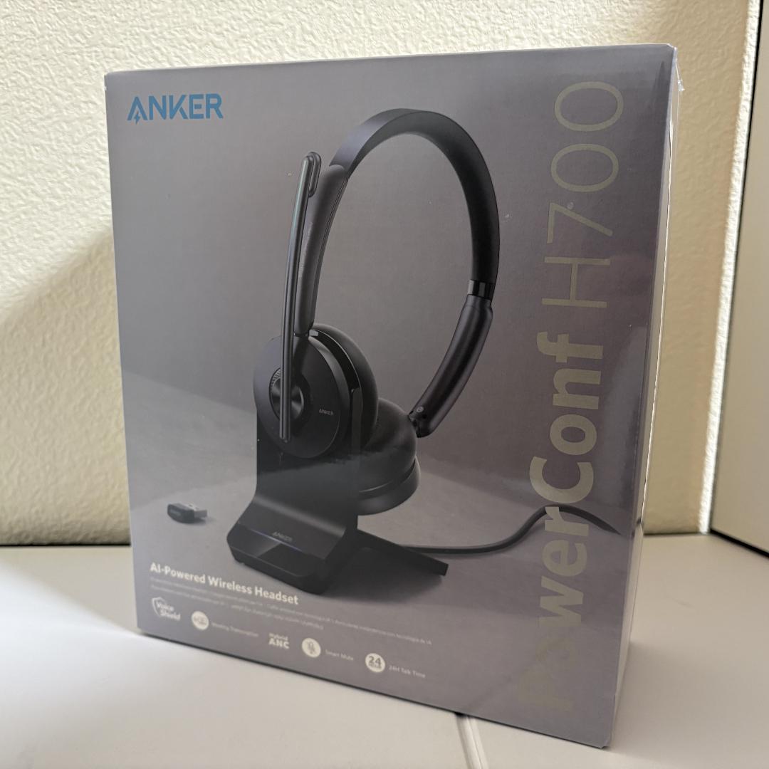 【新品・未開封】Anker PowerConf H700 ワイヤレスヘッドセット