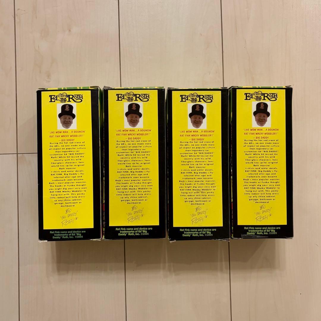 Rat Fink Wacky Wobbler フィギュア 4体セット