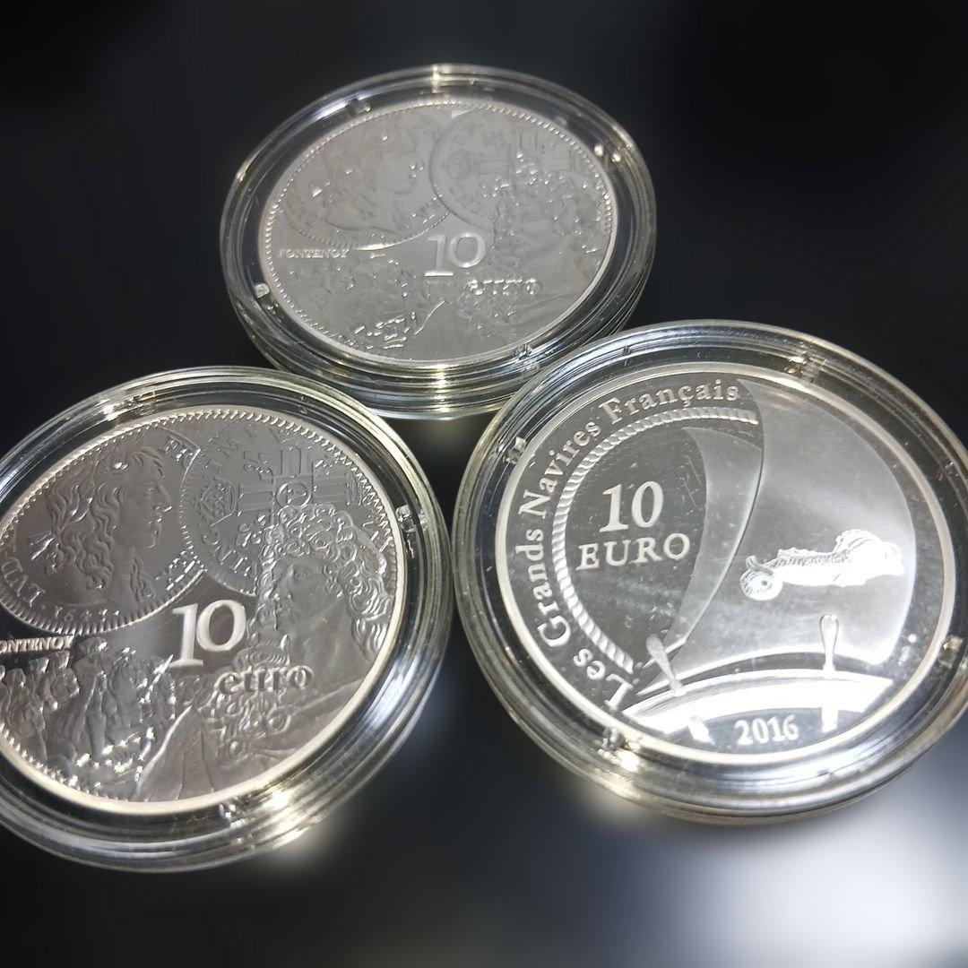 2016年 10ユーロ 2017年10ユーロ2枚計3枚