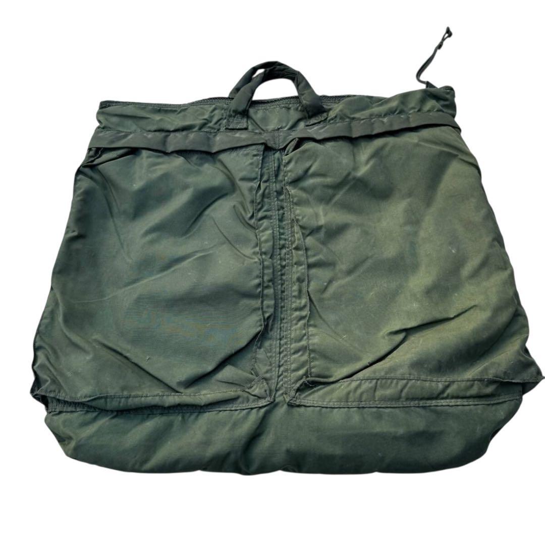 ビンテージ　70s　ミリタリー　米軍　ヘルメットバッグ　鞄　USAF