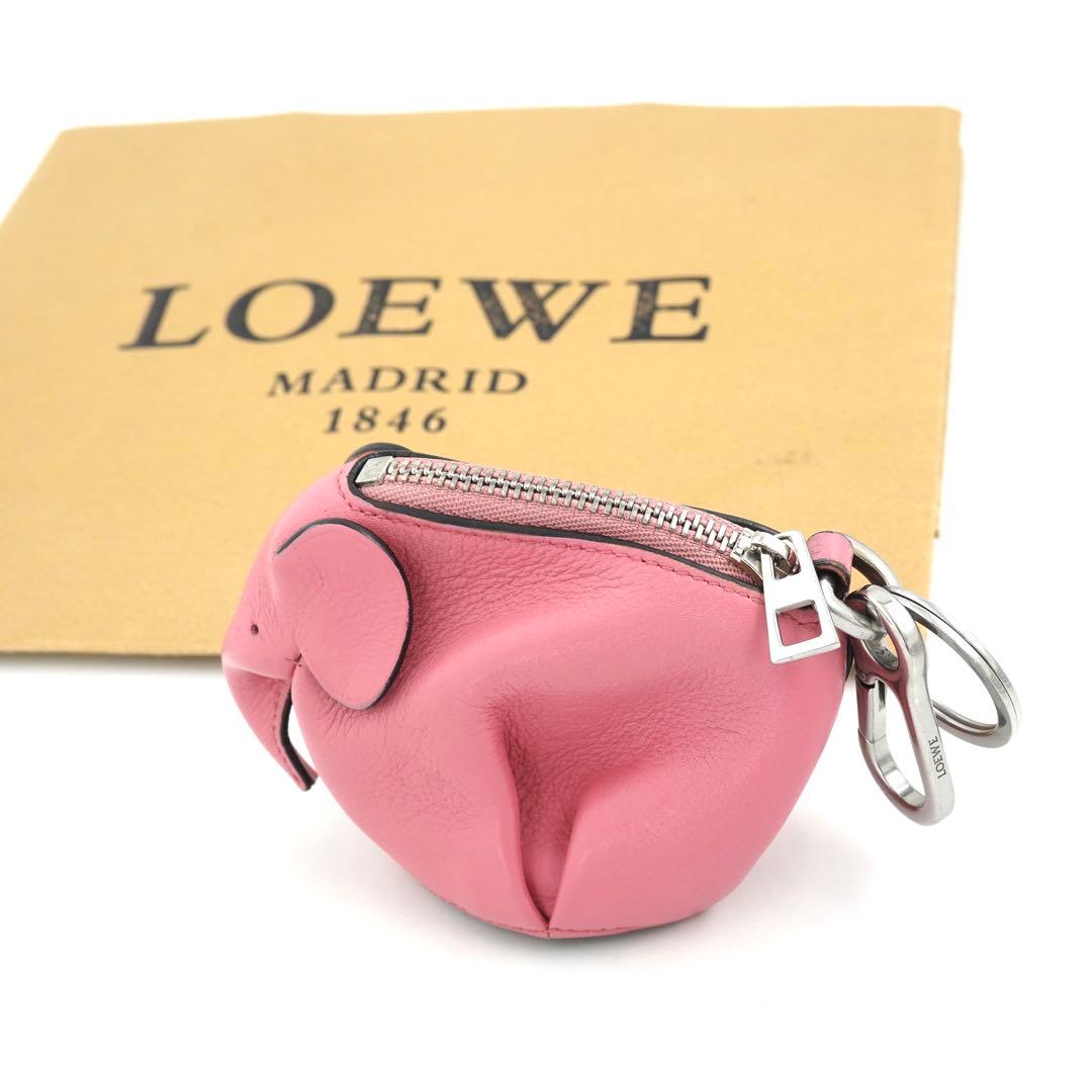 ✨未使用に近い✨　LOEWE ケース　小銭入れ　エレファント　アナグラム