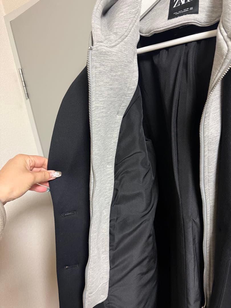 ZARA⭐︎フーディジャケットコート