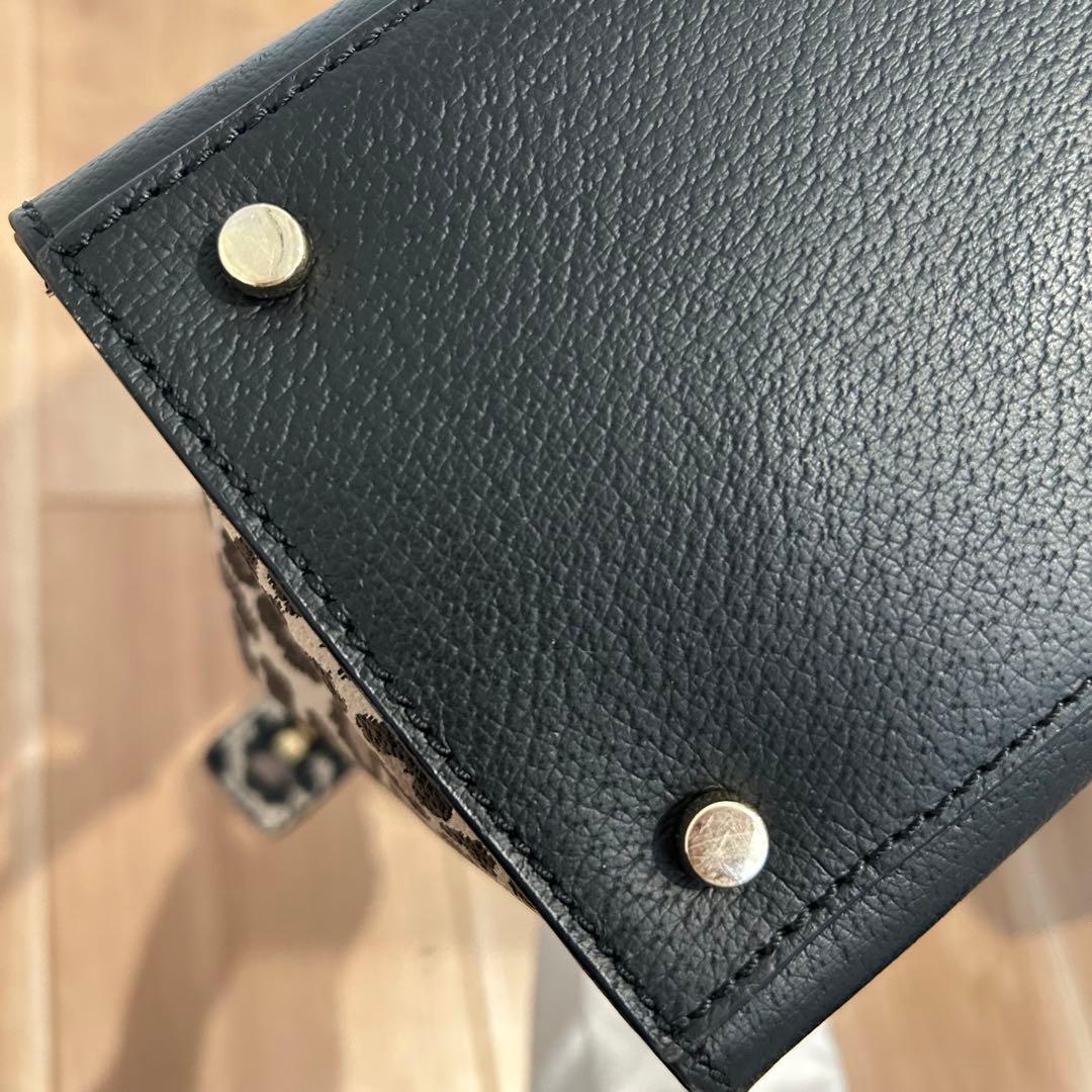 【美品】kate spade トートバッグ　レオパード　ヒョウ柄　ケイトスペード