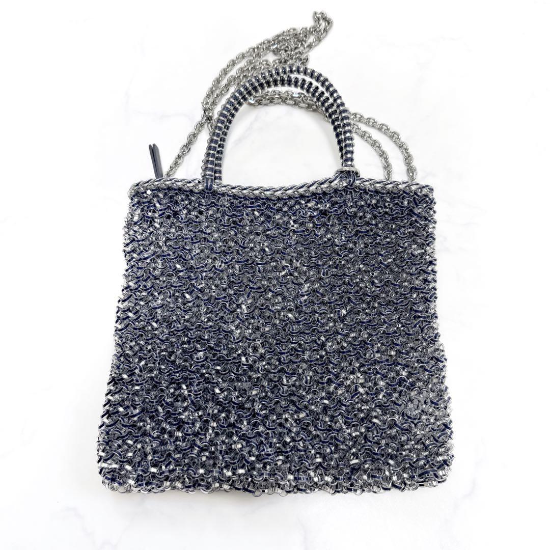 25年 ANTEPRIMA アンテプリマ スタンダードZ ネイビーシルバー