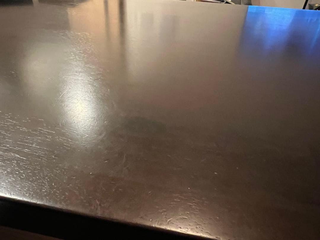 kanademono ダイニングテーブル ブラックブラウン