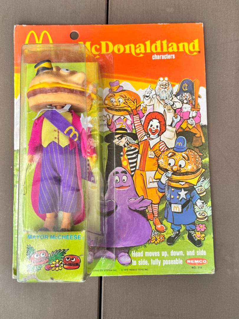 激レア REMCO 1976 マクドナルド ブリスターパック 7体 セット