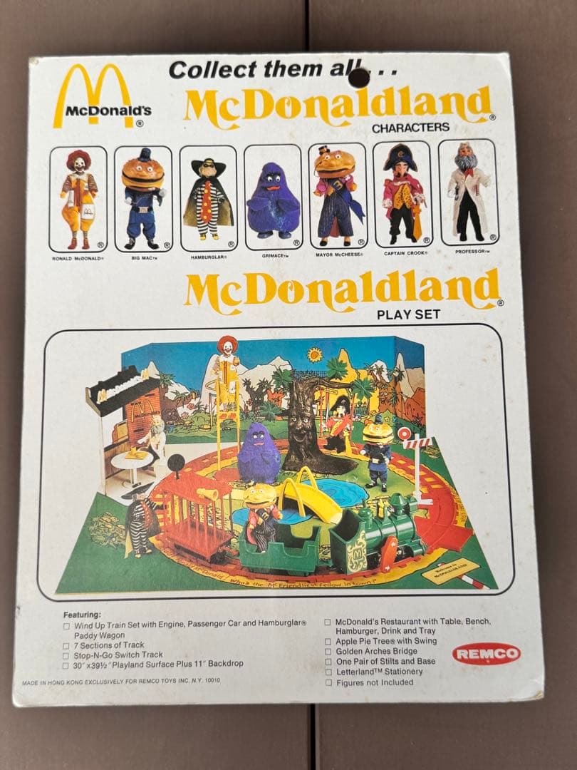 激レア REMCO 1976 マクドナルド ブリスターパック 7体 セット