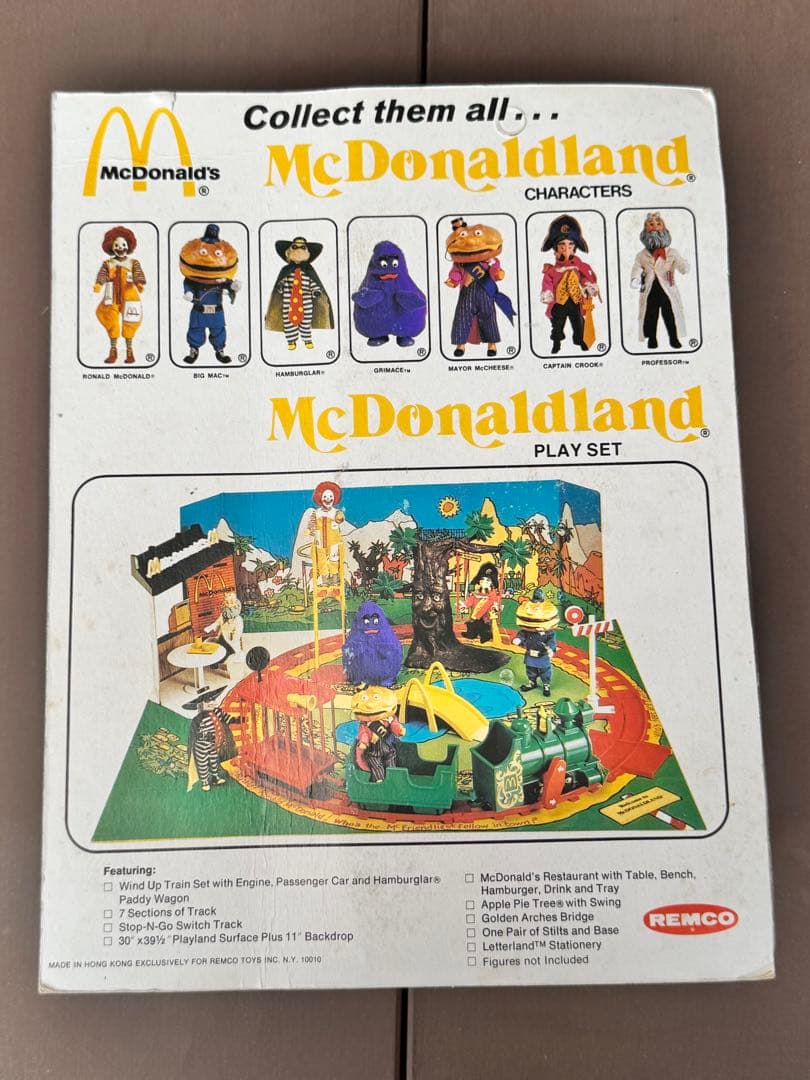 激レア REMCO 1976 マクドナルド ブリスターパック 7体 セット