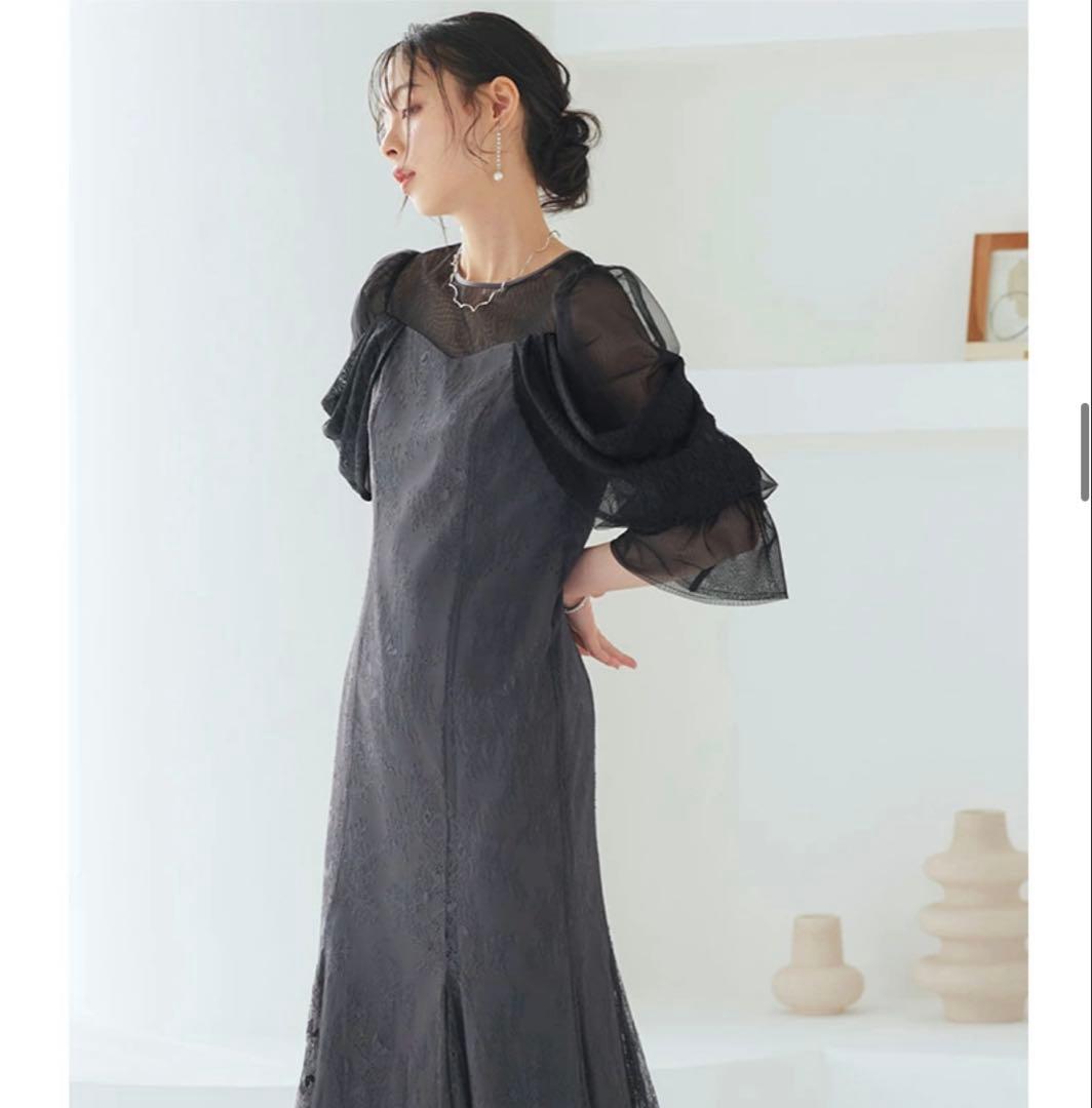 美品 RUIRUE BOUTIQUE オケージョンドレス LL