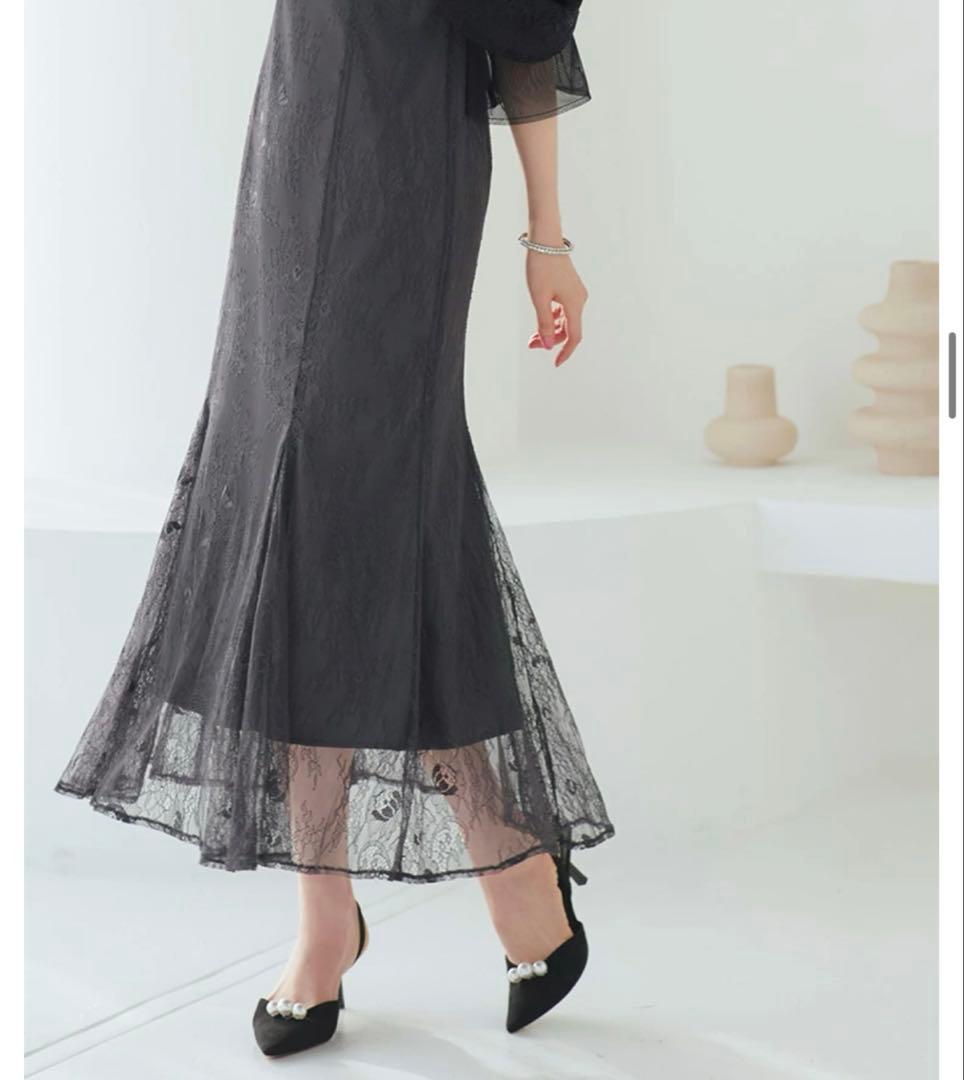 美品 RUIRUE BOUTIQUE オケージョンドレス LL