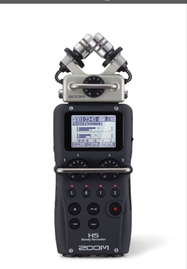 ZOOM H5 ハンディレコーダー ケース付き