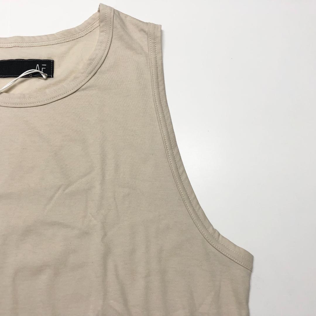 ○★新品未使用　A.F ARTEFACT　ロングタンクトップ　1　アイボリー