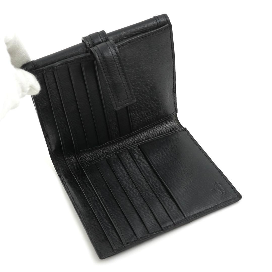 ✨新品未使用✨　GUCCI ミニ財布　インターロッキング　GGロゴ　二つ折り