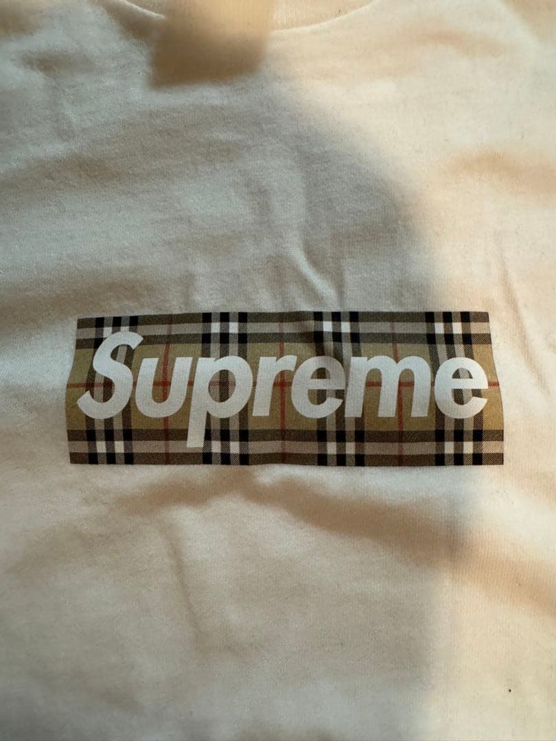 supreme Burberry tシャツ