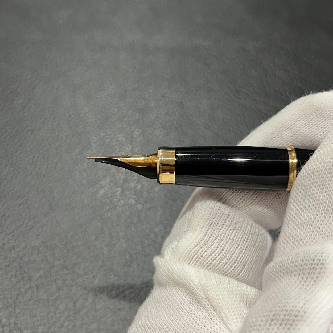 【USED】PLATINUM プラチナ万年筆　「鶴と富士山」　近代蒔絵　昇峰