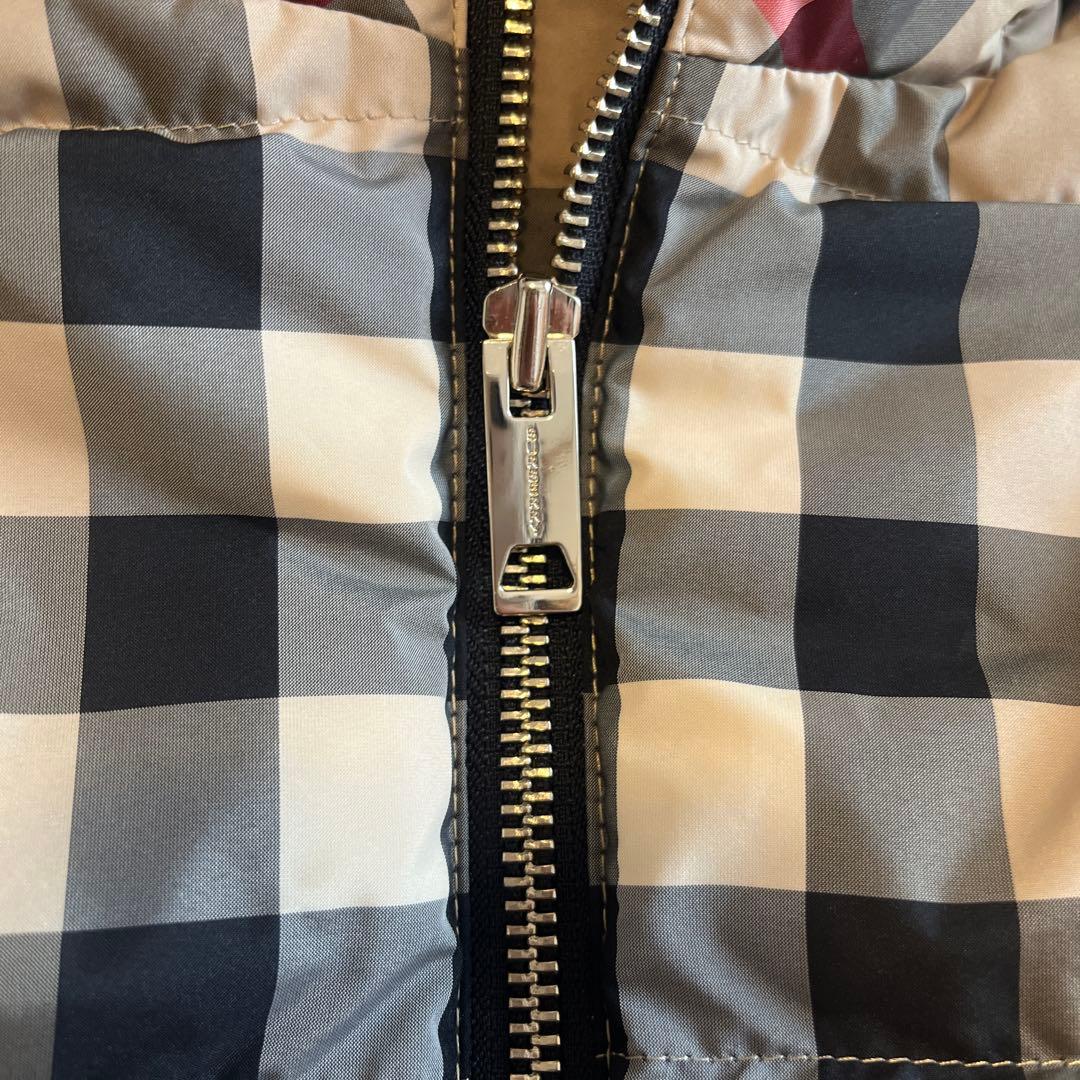Burberry ベビー ダウンロンパース　チェック柄