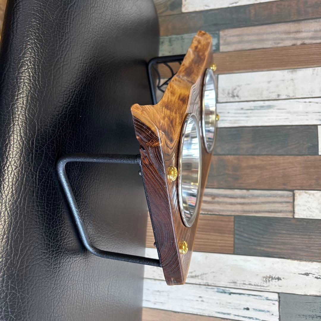 犬用食器台 ステンレス食器2個付き