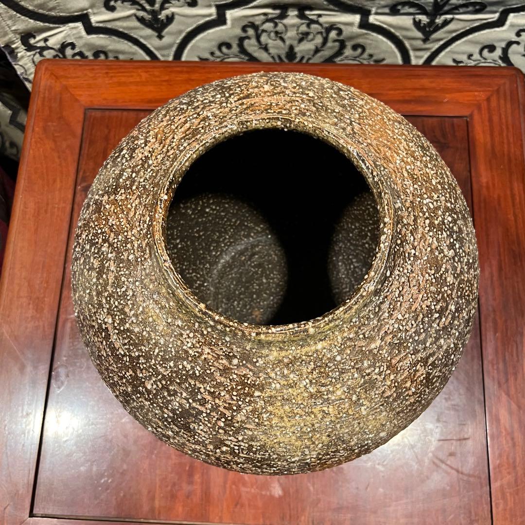 信楽焼　花瓶　志道作　花器　Japanesetraditional