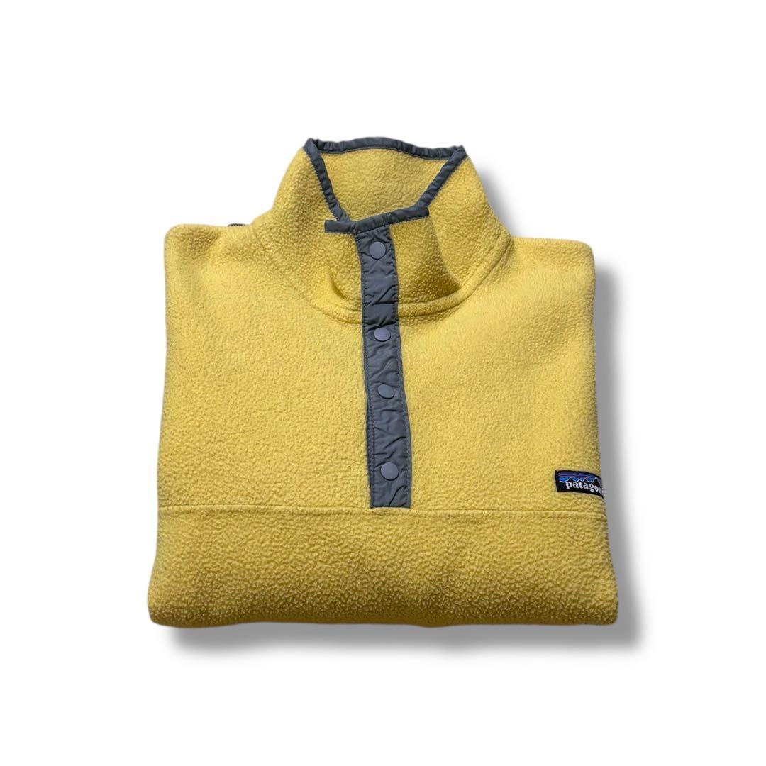 初期 80s Patagonia パタゴニア イエロー シンチラ スナップT