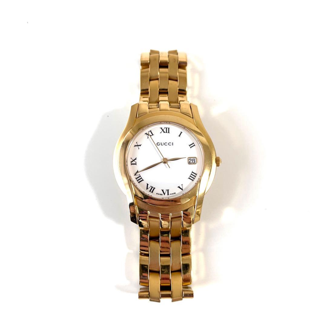 GUCCI グッチ 腕時計 5400M Gクラス ゴールド 美品 稼働