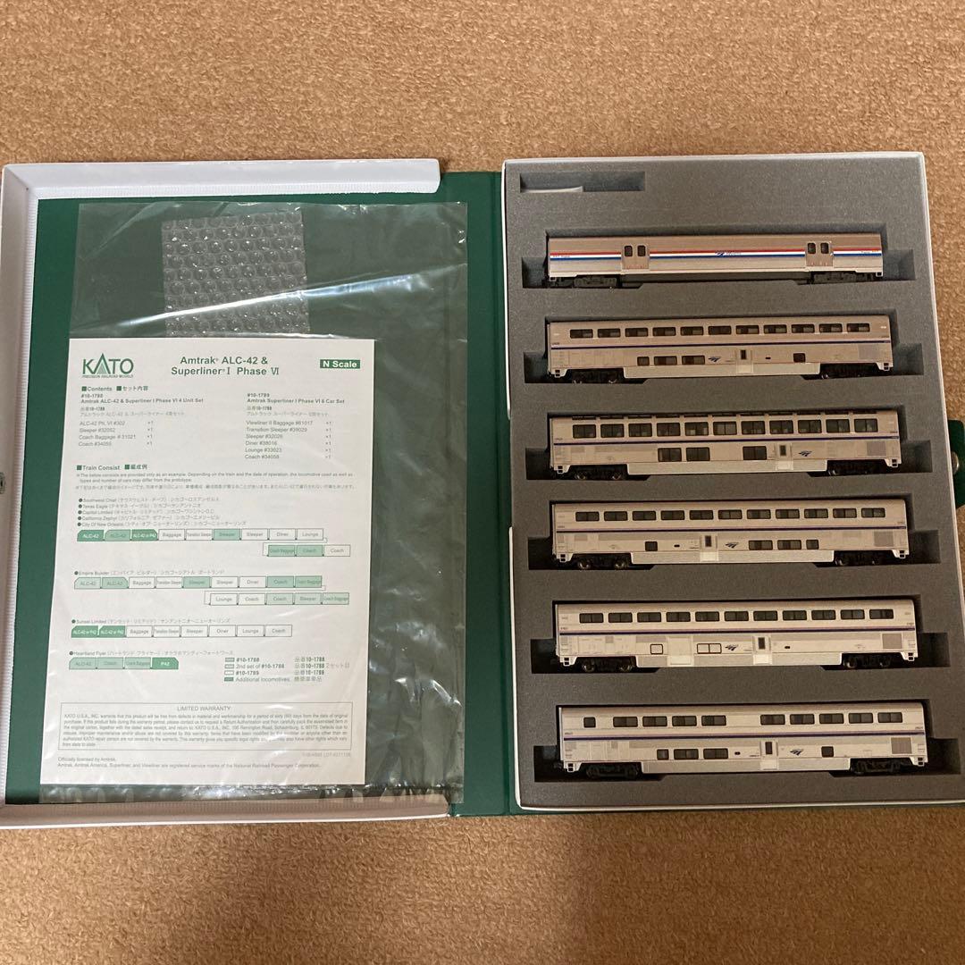 KATO Amtrak Superliner I Phase VI 6両セット