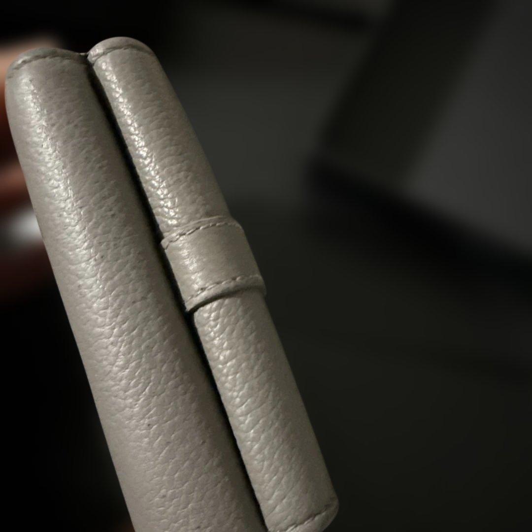 ゆうこりん YSL グレー 三つ折り財布