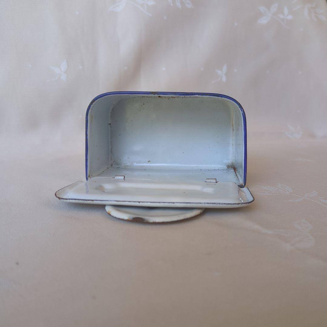 フランスアンティーク ホーロー アリュメット缶