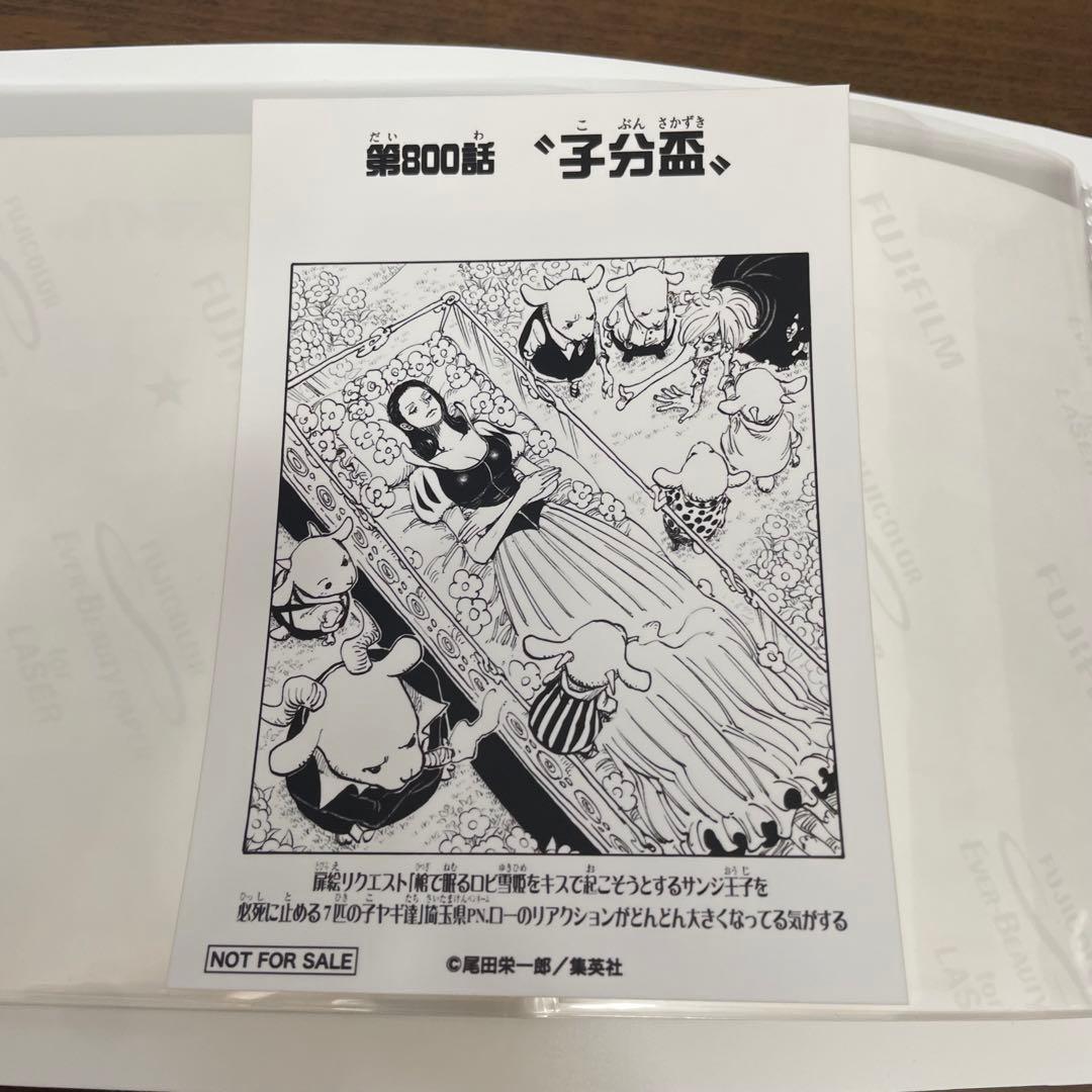 ワンピース 1000logs 扉絵ブロマイド 800話〝子分杯〟