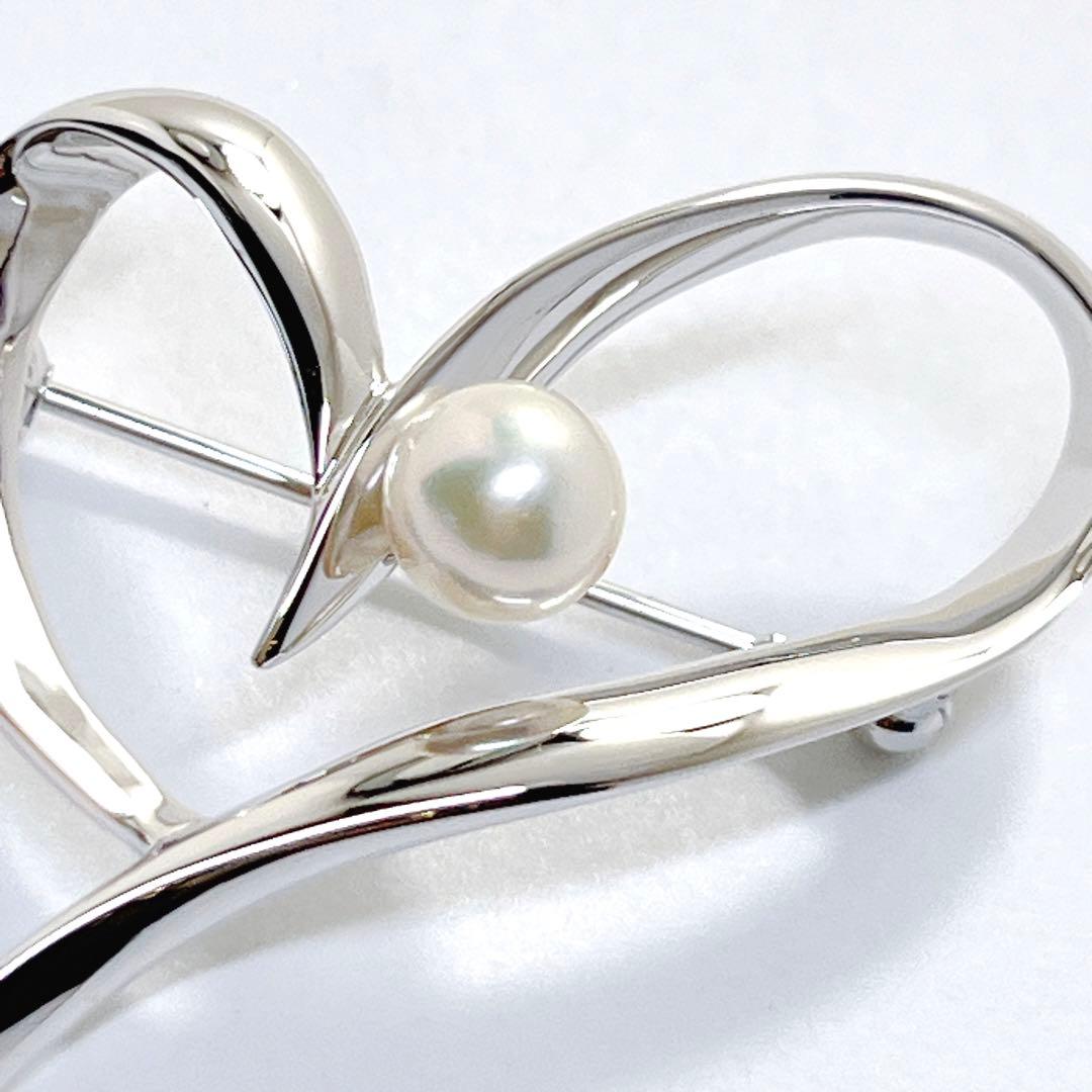 【未使用品】✨MIKIMOTO ミキモト パール　はブローチ　コサージュ　ハート