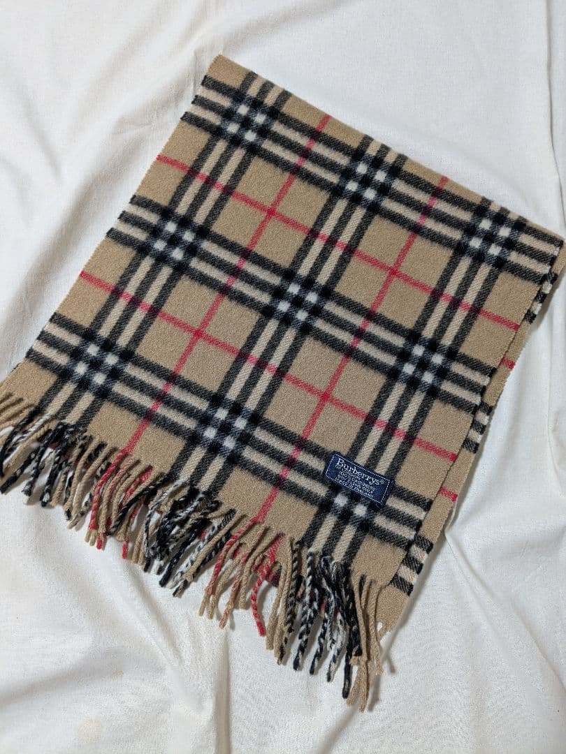 BURBERRY　バーバリー　カシミヤ　マフラー☆ノバチェック