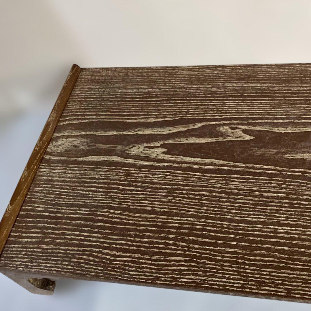 茶道具　文机　桑　七事式　茶歌舞伎