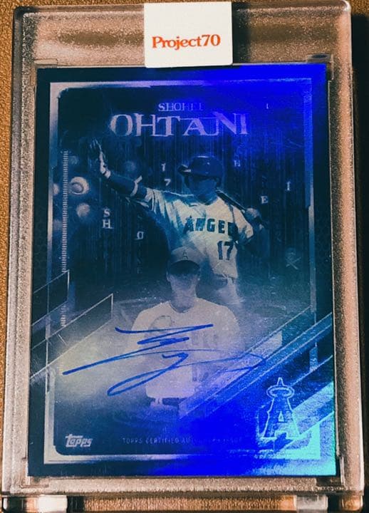 【大谷翔平選手 直筆サインカード】Topps Project70 #550